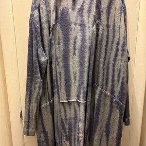 Hatley Blue Tie-Dye Cardigan